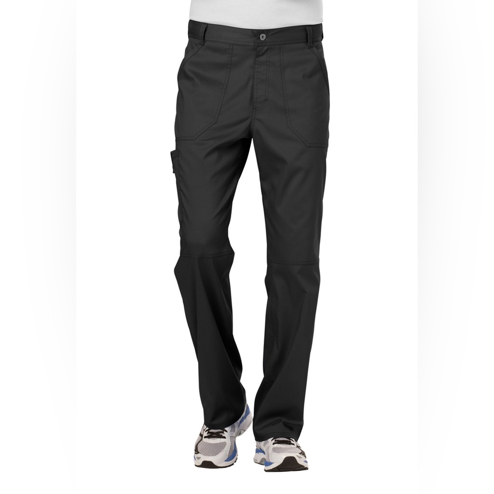 S Cherokee Workwear Revolution Men's Black Scrub Pants WW140 Bottoms Nurse Smal